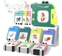 420 Palabras Tarjetas Flash Parlantes Español, Juguetes Educativos para Niños 3-6 Años, 112 Hojas Tarjetas Parlantes, Juguetes de Aprendizaje Juguetes Niños Juegos Educativos Juguete Montessori