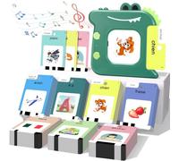 420 Tarjetas educativas parlantes Juego de Tarjetas Flash Montessori en francés Juegos educativos con Audio para niños de 3 a 6 años Incluye 10 Canciones en francés