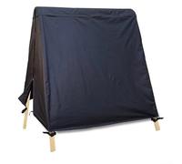 420D Oxford A-Frame Swing Cover, 3 asientos al aire libre patio muebles protector, resistente al agua polvo protector con cremallera, correas elásticas a prueba de viento,