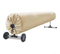 420D Oxford - Manta solar para alberca de 16 pies para Oxford 420D beige | Protección para todo tipo de clima, para proteger contra la nieve y las heladas, protector solar de verano