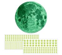 421 Piezas Estrellas Fluorescentes para Techo, Estrellas Fluorescentes para Techo Pegatinas Pared, Pegatinas Fluorescentes Para La Decoración Del Techo De La Habitación De Los Niños