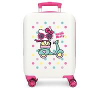 4231322 TROLLEY ABS 50 CM.4R HELLO KITTY GIRL GANG BLANCO