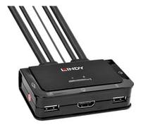 42345 interruptor KVM Montaje en rack Negro, Switch KVM negro, 4096 x 2160 Pixeles, 4K Ultra HD, Montaje en rack, Negro