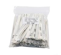 4250 piezas 1206 para kit de resistencia SMD, juego surtido de 1 ohmio a 10 m ohmios, tolerancia del 1%, 170 valores con 25 piezas cada uno para circuitos electrónicos y proyectos de prototipado en