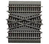 42598 Roco Cruce Doble Módulo Central Dgv 15 Grados Con Capa de Balasto