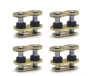 428 Chain Master Link Paquete de 4 juntas tóricas doradas selladas