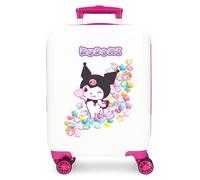 4281316 TROLLEY ABS 50 CM.4R. KUROMI CANDIES BLANCO-FUCSIA