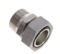 42L y 1-1/2'' NPT Rótula recta de acero inoxidable con rosca macho 160 bar Ajustable ISO 8434-1