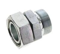42L y M48x2 Acero zincado Rótula recta con rosca macho 160 bar Junta tórica de NBR Cono de estanqueidad Ajustable ISO 8434-1