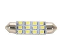 42mm 12 SMD 3528 LED coche Interior c5w adorno de la bulbo de la de luz DC 12V