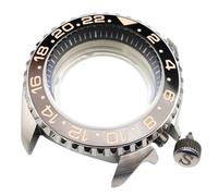 42MM Acero Inoxidable Zafiro Caja Reloj, Movimiento NH35/NH36 Caso Reemplazo, Accesorios Modificación Reloj, Fondo Transparente Concha para Seiko SKX007