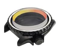 42MM Acero Inoxidable Zafiro Caja Reloj, NH35/NH36 Caja Reemplazo, Fondo Transparente, Accesorios Modificación Reloj para Seiko SKX007