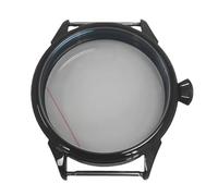 42mm Caja Reloj Estilo Pata Rana Acero INOX Cristal Mineral Fondo Transparente Movimiento ETA 6497 6498 para Pilot Watch/Flieger Watch