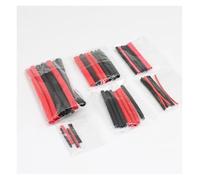 42PCS Black Red 2:1Heat Shrink Tubing Insulation Shrinkable Tube Sleeving Assortment Wrap Wire Cable Sleeve Kit