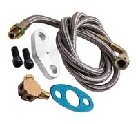 43.3" Línea de alimentación de aceite Turbo Universal Kit Oil Feed Line 4AN