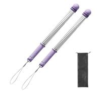 43 cm Battle Ropes | Juego de comba ajustable y portátil | Comba inalámbrica para entrenamiento en casa | Ideal para principiantes de fitness, entrenamientos al aire, entrenamiento de fuerza y