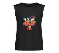 43 Jack Miller Motor Race Rider Vest Tank Camiseta para hombre, color negro, unisex, sin mangas, Negro , M