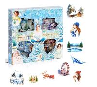 430 Pcs Pegatinas Scrapbooking Invierno Paisaje, Stickers Aesthetic Decorativos para Álbumes de Recortes, Diario, Bullet Journal, Agenda, Cuaderno Creativo, Pegatinas Vinilo Resistente al Agua