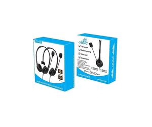 (430 USB) QD Business Headset, a both ears noise-canceling headset equipped with a