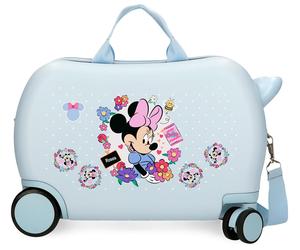 4311011 MALETA INF.ABS 4R.(2 MULTI.) 45CM. MINNIE FLOWERS AZ