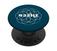 432 Hz Sagrada Frecuencia Hertz Pi, Sintonización Espiritual con La Naturaleza PopSockets PopGrip Adhesivo