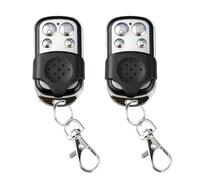 433,92 MHz Mando Puerta Garaje Universal 2 Pcs para Puertas de Cancelas y Garaje, Clonador Mando a Distancia con 4 Botones, Comando Garagem Compatible con HT12D, 2262, HT600, 2260(50-100m)
