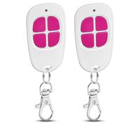 433.92MHz Control remoto puerta para AAM0094 AAM0121 AAM0135 AAM0133 AAM0085, 4 canales Mando a distancia compatible con SCS Sentinel, 2PCS Bip Puerta de Garaje