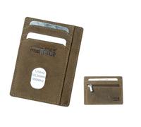 433 monedero pequeño, Piel de búfalo marrón, medium