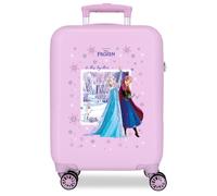 4331311 TROLLEY ABS 50 CM. 4R. FROZEN IN THIS TOGETHER LILA
