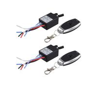 433Mhz Interruptor de Control Remoto Inalámbrico Universal 12V 24V 1CH Módulo Receptor de Relé con Transmisor Remoto de 1 Canal