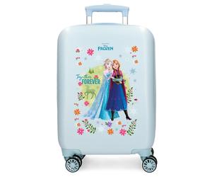 4341311 TROLLEY ABS 50 CM. 4R. FROZEN FOREVER AZUL CLARO