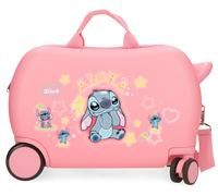 4351011 MALETA INF.ABS 4R.(2 MULTI.) 45CM. STITCH YOU&ME ROS