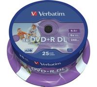 Verbatim 43667 DVD en blanco 8,5 GB DVD+R DL 25 pieza(s) ( 43667 )