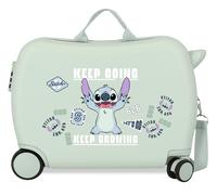 4369811 MALETA INF.ABS 4R.(2 MULTI.) 50CM. STICH KEEP GOING