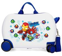 4371012 MALETA INF.ABS 4R.(2 MULTI.) 45CM. IRON FRIENDS BLAN