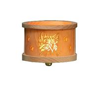 4387 - Luminaria de t? Richard Glaesser - Gatos - 2,5 alto x 3 ancho x 3 profundidad