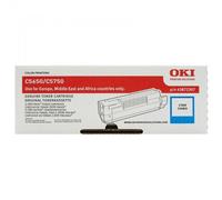 43872307 OKI C5500 TÓNER CIAN