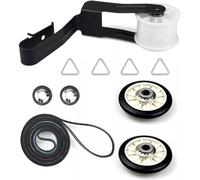 4392065 Kit de reparación de secadora con correa de secadora 341241 349241t, 691366 - Piezas de secadora fáciles de instalar para Whirlpool y Kenmore