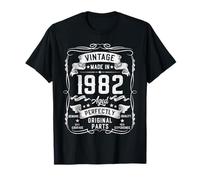43rd Birthday Gifts for Men 43yr 43 Years Old Vintage 1982 Camiseta