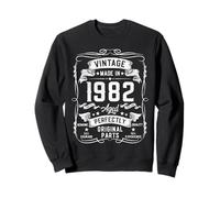 43rd Birthday Gifts for Men 43yr 43 Years Old Vintage 1982 Sudadera