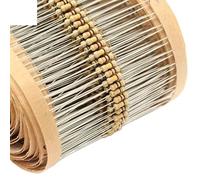 43Valuesx20 unidades = 860 resistencias de película metálica de 1/4 W, juego surtido de resistencias de resistencia de 1 ohm ~ 1 m ohm, paquete de resistencias para bricolaje