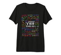 44 Cumpleaños Chica Chico Raíz Cuadrada 1936 = 44 Años Camiseta Premium
