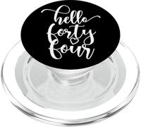 44 Cumpleaños, Mujeres, Hola Cuarenta Cuatro, Lindo 44 Años PopSockets PopGrip para MagSafe