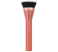 Real Techniques Brocha de maquillaje Snatch Sculpt Contour, para contorno líquido y crema y bronceador, parte superior plana y cabezal ovalado para mezclar y pulir, 1 unidad