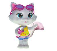 44 Gatos Figura articulada de Milady de la Serie música y función de grabación- Cola suave-20cm