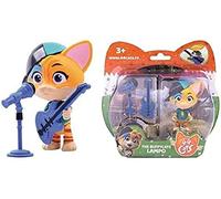 44 Gatos - Lampo con guitarra, figura articulada 8 cm con guitarra y micrófono de pie, multicolor (7600180110)