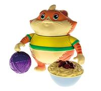 44 Gatos Smoby Figura articulada de Albóndiga con madeja y Plato Espaguetis- 8 cm