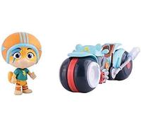 44 Gatos Smoby Muñeco de Lampo de la Serie de TV, con Moto Incluida, para Niños a Partir de 3 Años, 19cm