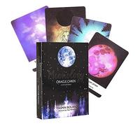 44 Hojas de Tarjetas de Tarot, Conjuntos de Tarjetas de predicción del Destino, para un Juego de Mesa para Principiantes, Adultos y niños Tarot, versión en inglés,Moonology Oracle Cards