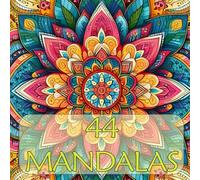 44 Mandalas: Einfache Mandalas zum ausmalen (Malbücher der KrikelKrakel Reihe)